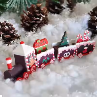 Toptan Renkli Yılbaşı Treni