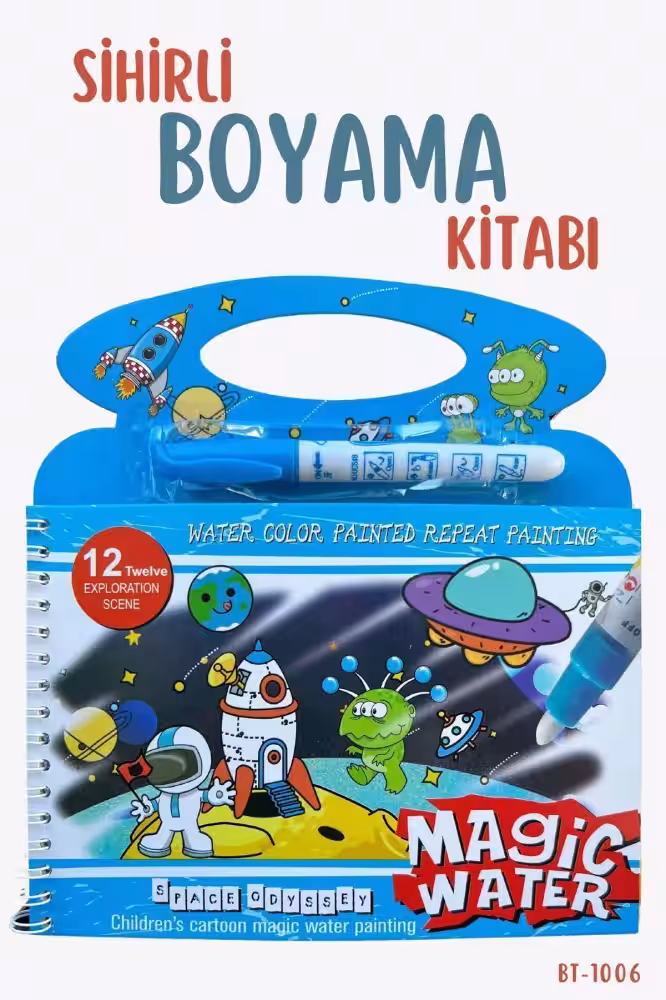 Toptan Eğitici Sulu Boyama Kitabı Deniz