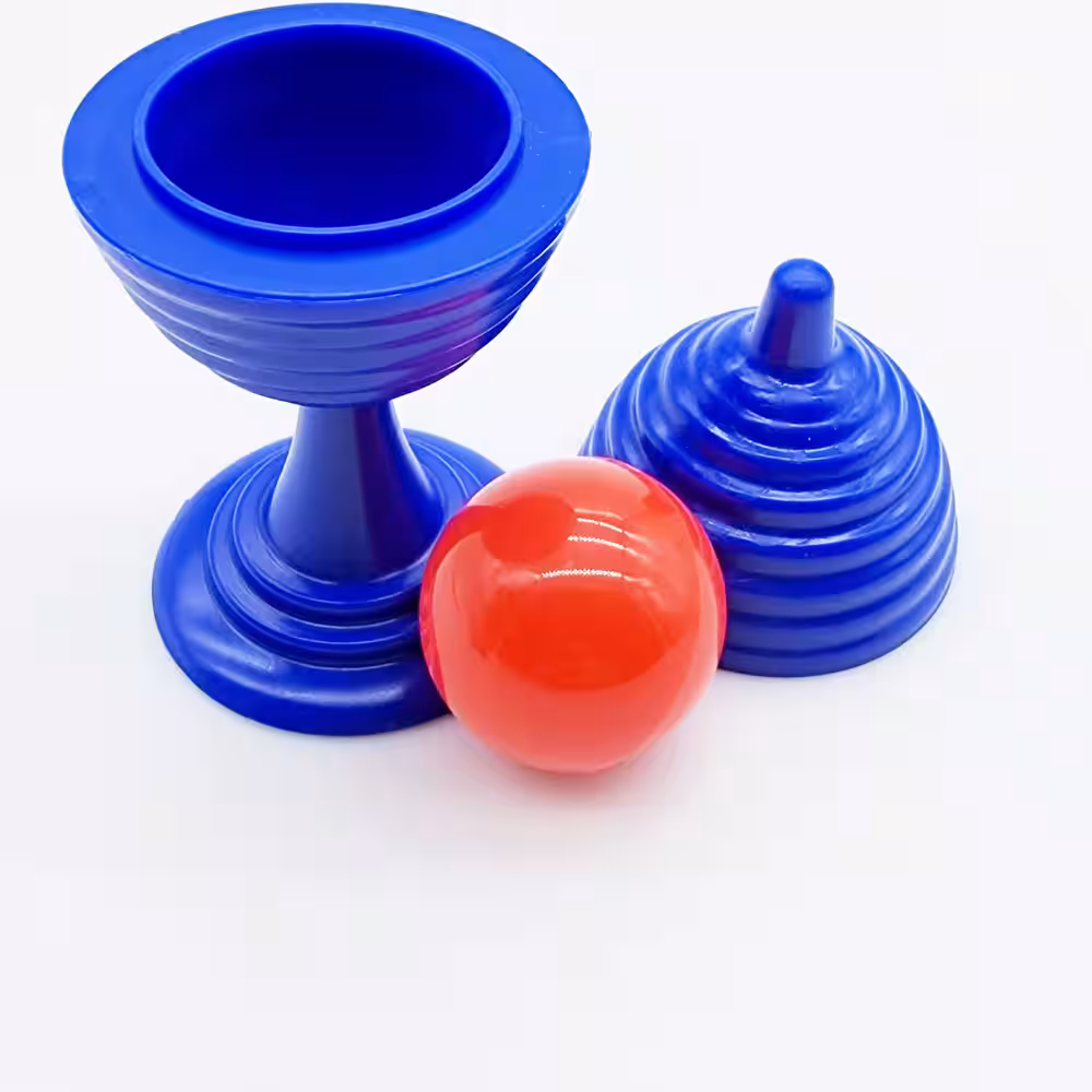 Mavi Renk Sihirli Kupa Top Kaybetme Oyunu 7 cm