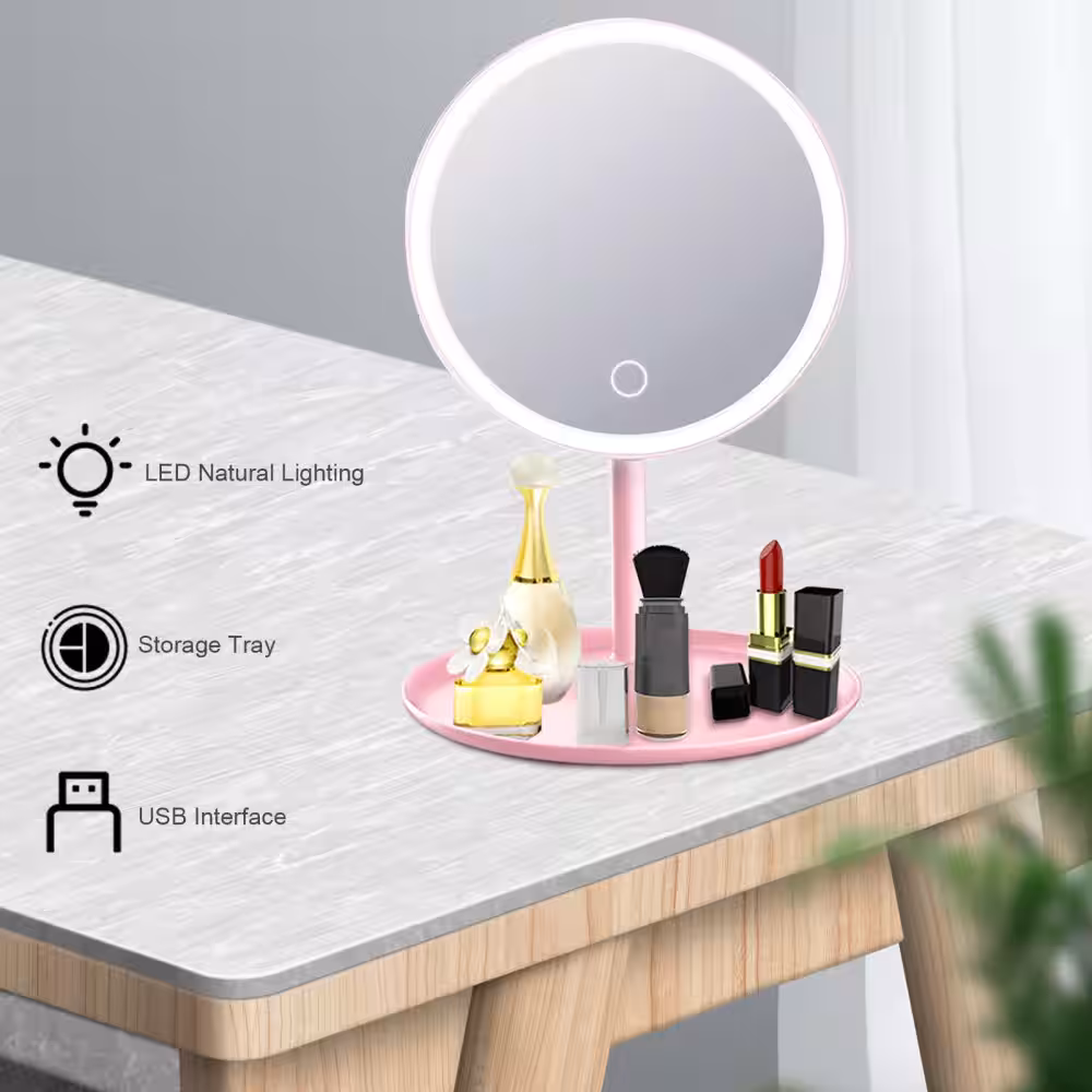 Logolu Led Işıklı Makyaj Aynası Tasarla | 8 Mart Promosyon