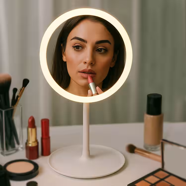 Logolu Led Işıklı Makyaj Aynası Tasarla | 8 Mart Promosyon