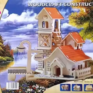 Toptan Ahşap Göl Evi Puzzle