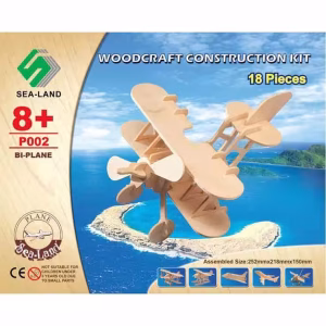 Toptan Ahşap Pırpır Uçak Puzzle