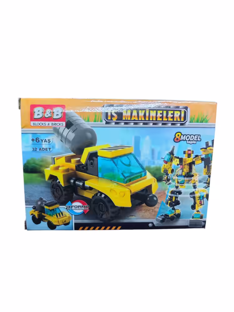 Toptan Beton Kamyonu Puzzle Seti