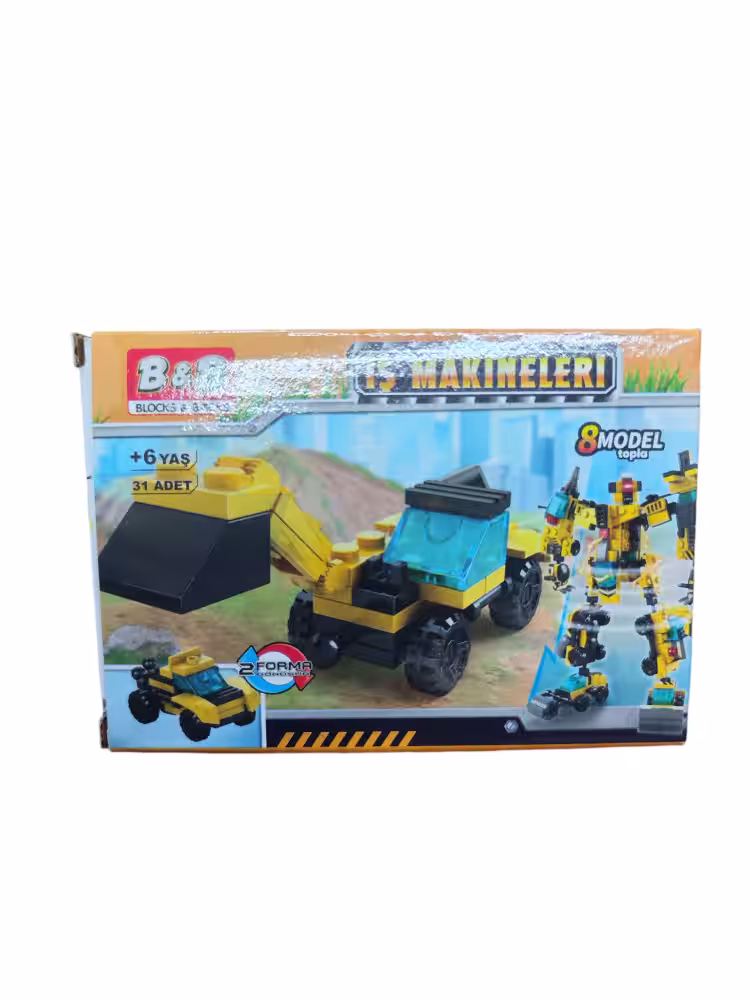 Toptan Buldozer Bricks Robot Kitleri