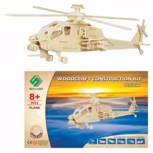 Toptan Helikopter Ahşap Puzzle Yapboz