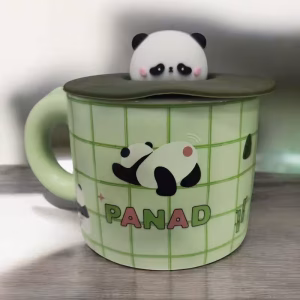 Toptan Panda Figürlü Seramik Kupa