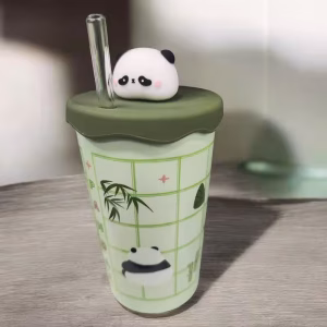Toptan Panda Figürlü Seramik Kupa