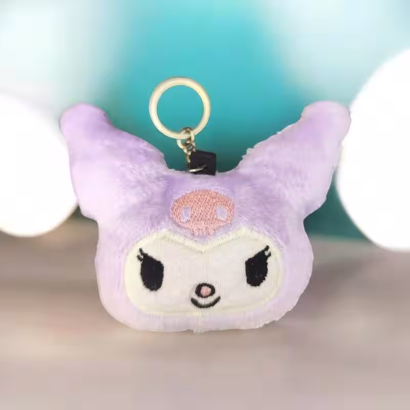 10 cm peluş anahtarlık maskot toptan promosyon Kuromi