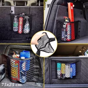 Oto Bagaj İçi Organizer File – Pratik Eşya Tutucu File 2'li set (40x25 cm)