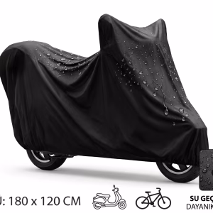 Motosiklet ve Scooter Koruma Brandası – Su ve Toz Geçirmez 180x120 cm