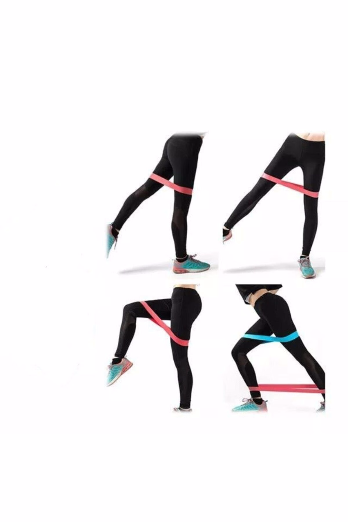 Pilates Squat Aerobik Direnç Lastiği 5 Li Paket