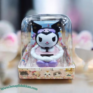 Güneş enerjili dans eden 10 cm figür Kuromi