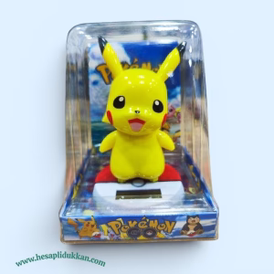 Güneş enerjili dans eden 10 cm figür Pokemon Pikachu