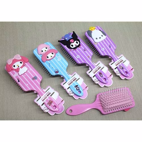 Kuromi,Hello Kitty,Cinnamon,My Melody Saç Tarağı Alk3086