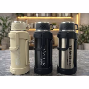 2000 Ml Çift Katmanlı Vakumlu Paslanmaz Çelik Termos Alk4641