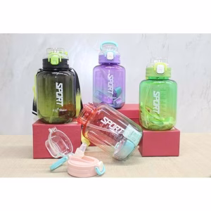 Pipetli Su Matarası 1100 Ml BPA İçermez Alk4646