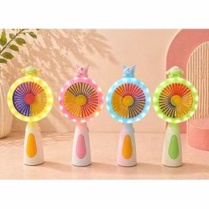 Mini Şarjlı El Fanı 2 Kademeli Işıklı Alk5631