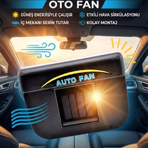 Auto Cool Güneş Enerjisiyle Çalışan Araç İçi Soğutucu