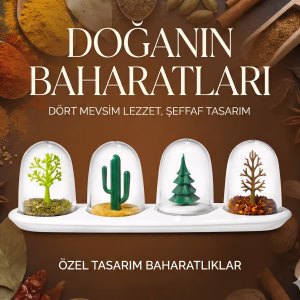 Seasoning Shakers Dört Mevsim Baharatlık