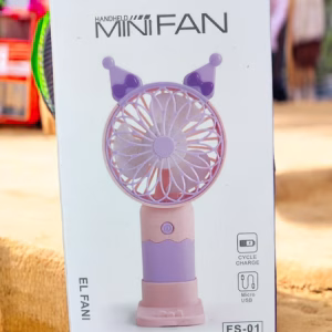 El Fanı FS-01 Figürlü Mini Fan | Şarjlı ve Stantlı