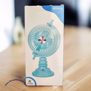 KTFN-15 Dekoratif Masaüstü Fan | Retro Şıklık ve Serinlik
