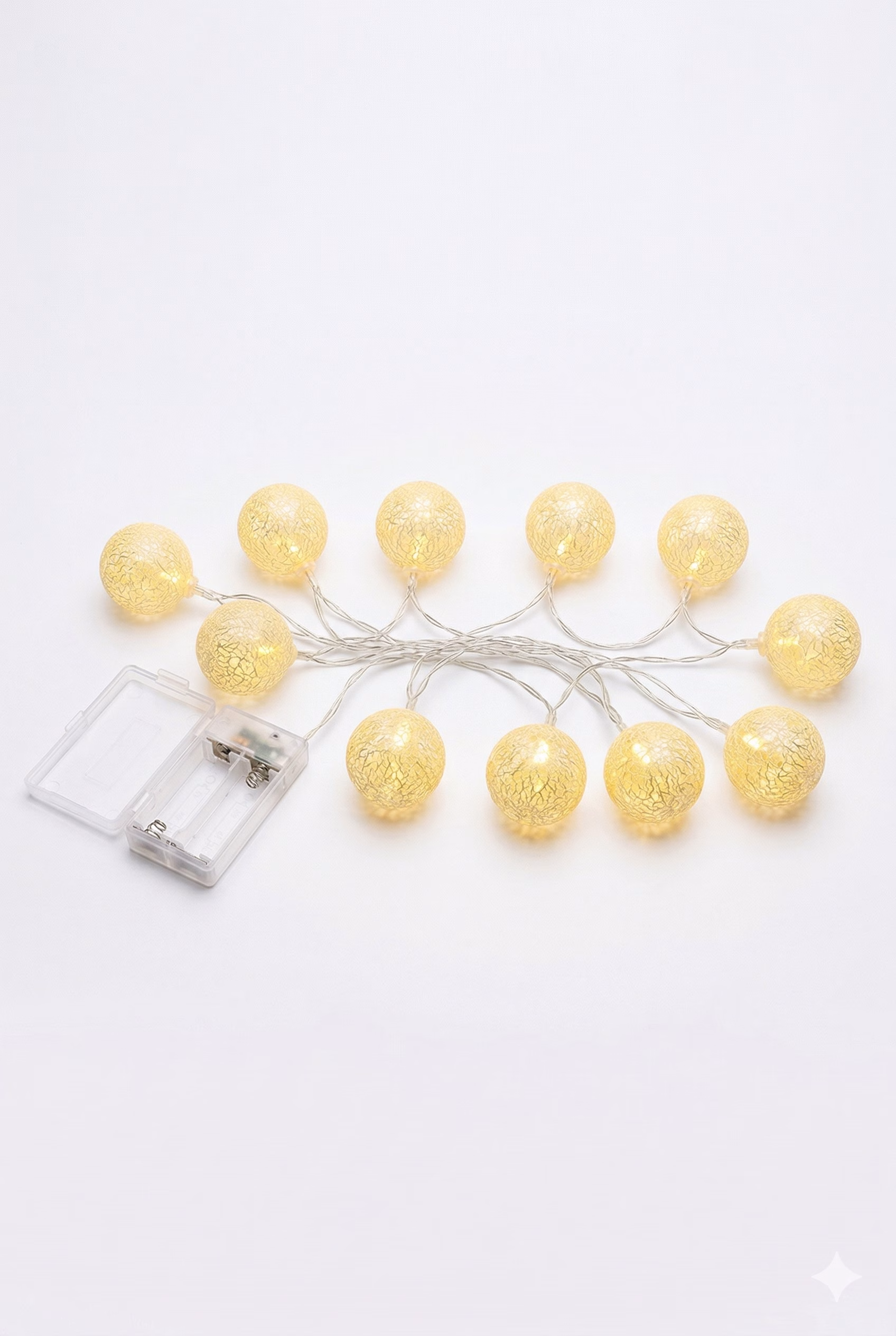 2 Metre 10’lu Top LED Işık - Pilli Gün Işığı Dekoratif Aydınlatma