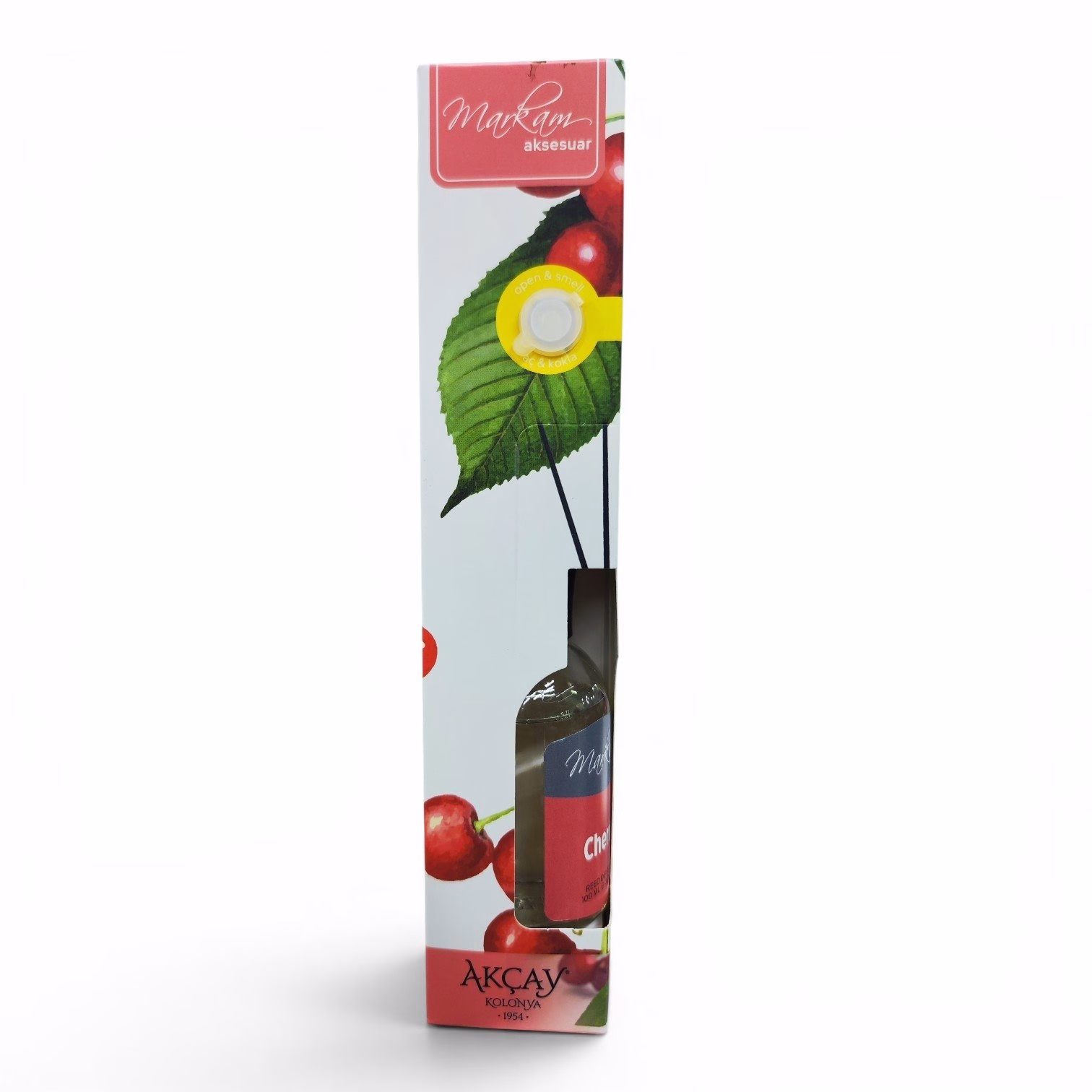 Toptan Akçay Kolonya Vişneli Çubuklu Oda Kokusu | 100 ml