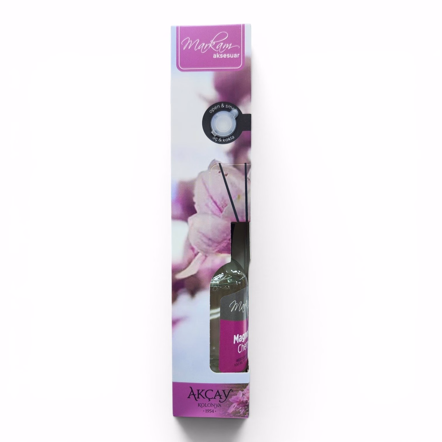 Toptan Akçay Kolonya Manolya Çubuklu Oda Kokusu | 100 ml