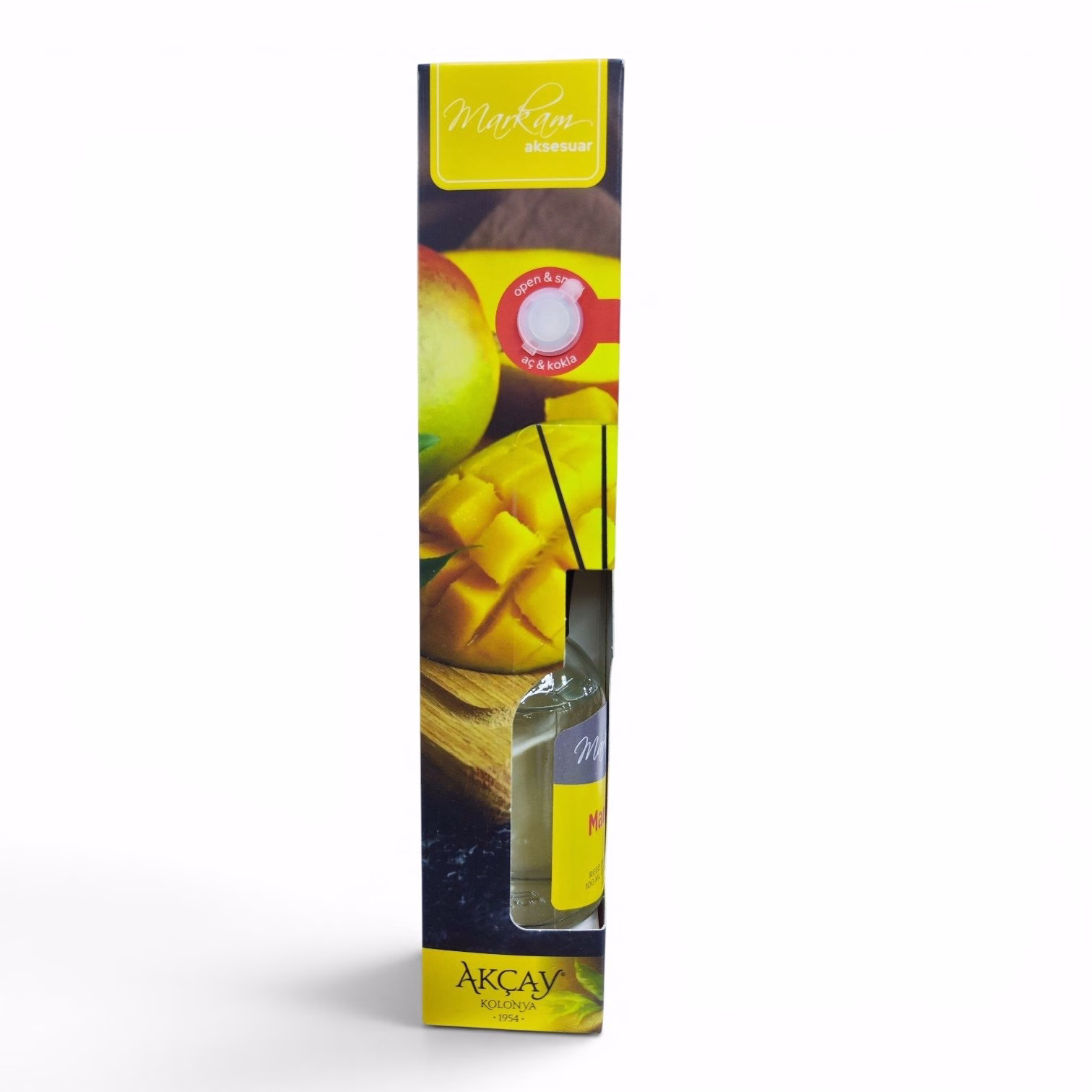 Toptan Akçay Kolonya Mangolu Çubuklu Oda Kokusu | 100 ml