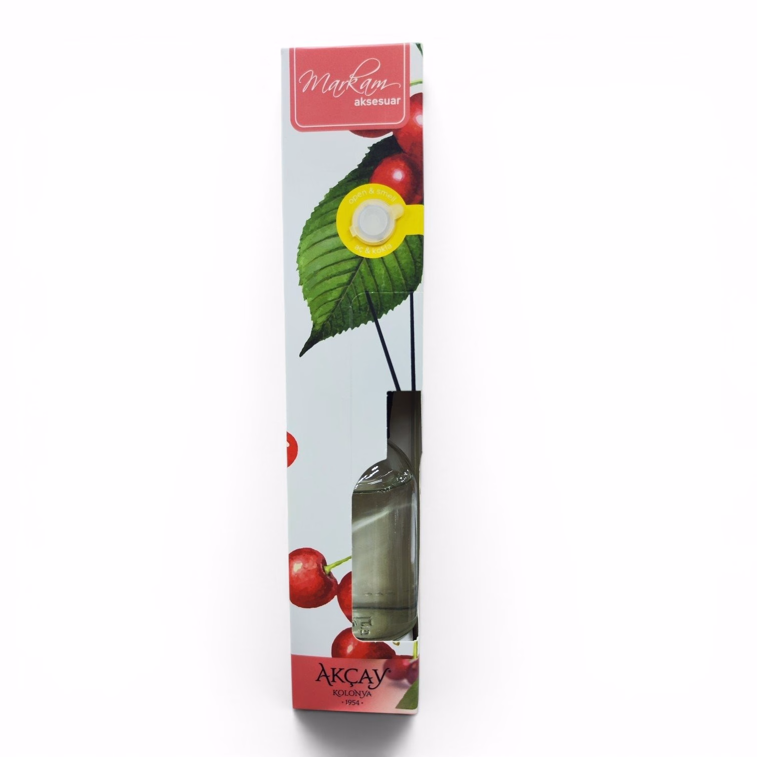 Toptan Akçay Kolonya Vişneli Çubuklu Oda Kokusu | 100 ml