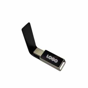 Deri Kapaklı Beyaz Işıklı USB Bellek 32GB