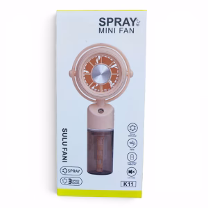 Toptan 3 Hız Kademeli Sulu Mini Fan - Sessiz Çalışma Özellikli (Model K11)