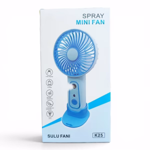 Toptan Stantlı Sulu Mini El Fanı - Doğal Rüzgar Simülasyonlu (Model K25)