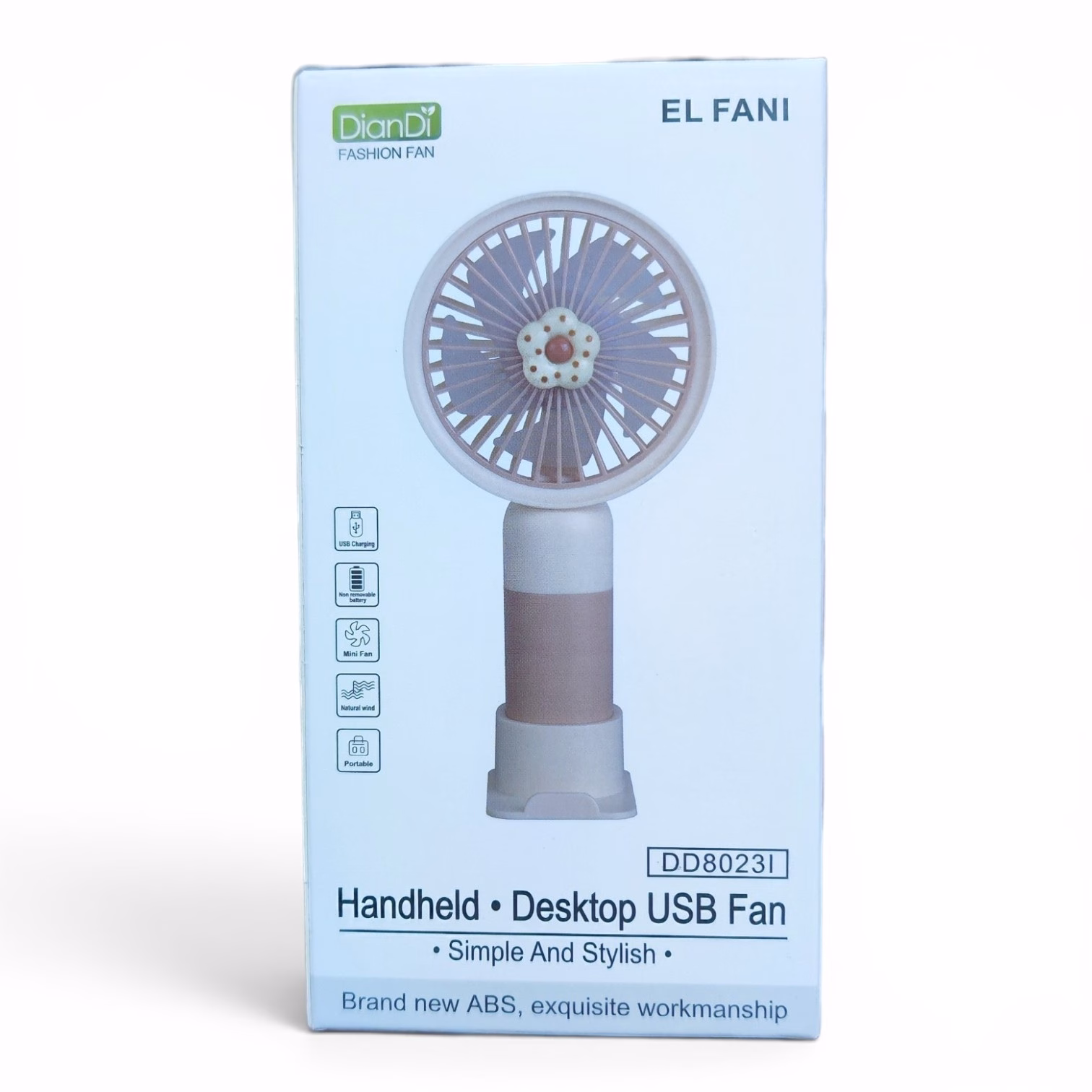 Toptan DianDi Çiçek Figürlü Handheld & Desktop USB Fan (Model DD8023I)