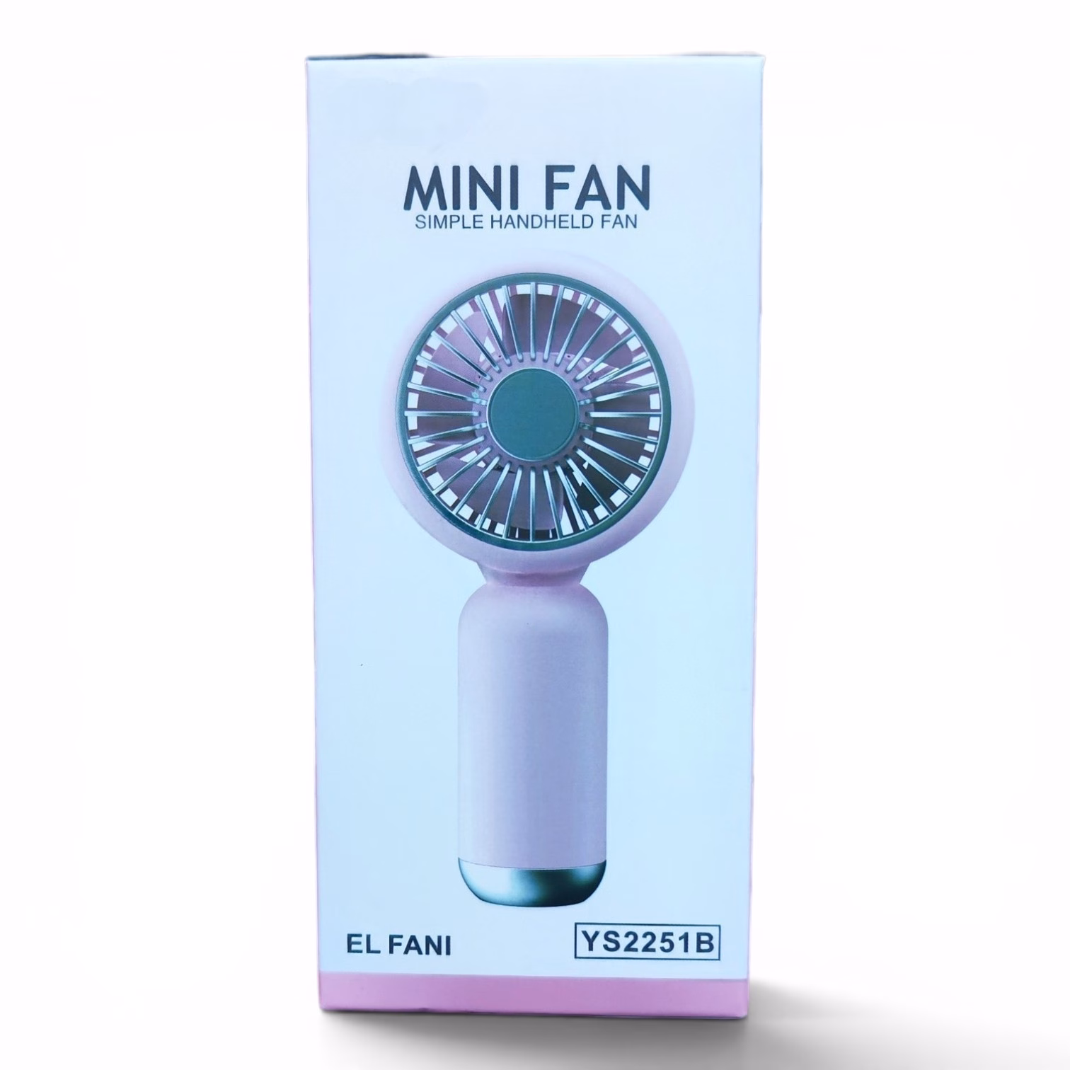Toptan Simple Handheld Mini Fan - Taşınabilir Sade Tasarım (Model YS2251B)