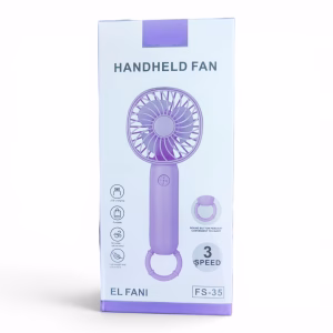 Toptan Askılı El Fanı - 3 Hız Kademeli Taşınabilir Mini Fan (Model FS-35)