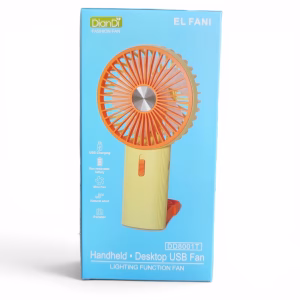 Toptan DianDi Kedi Kulaklı Handheld & Desktop USB Fan (Model DD8022C - Beyaz)