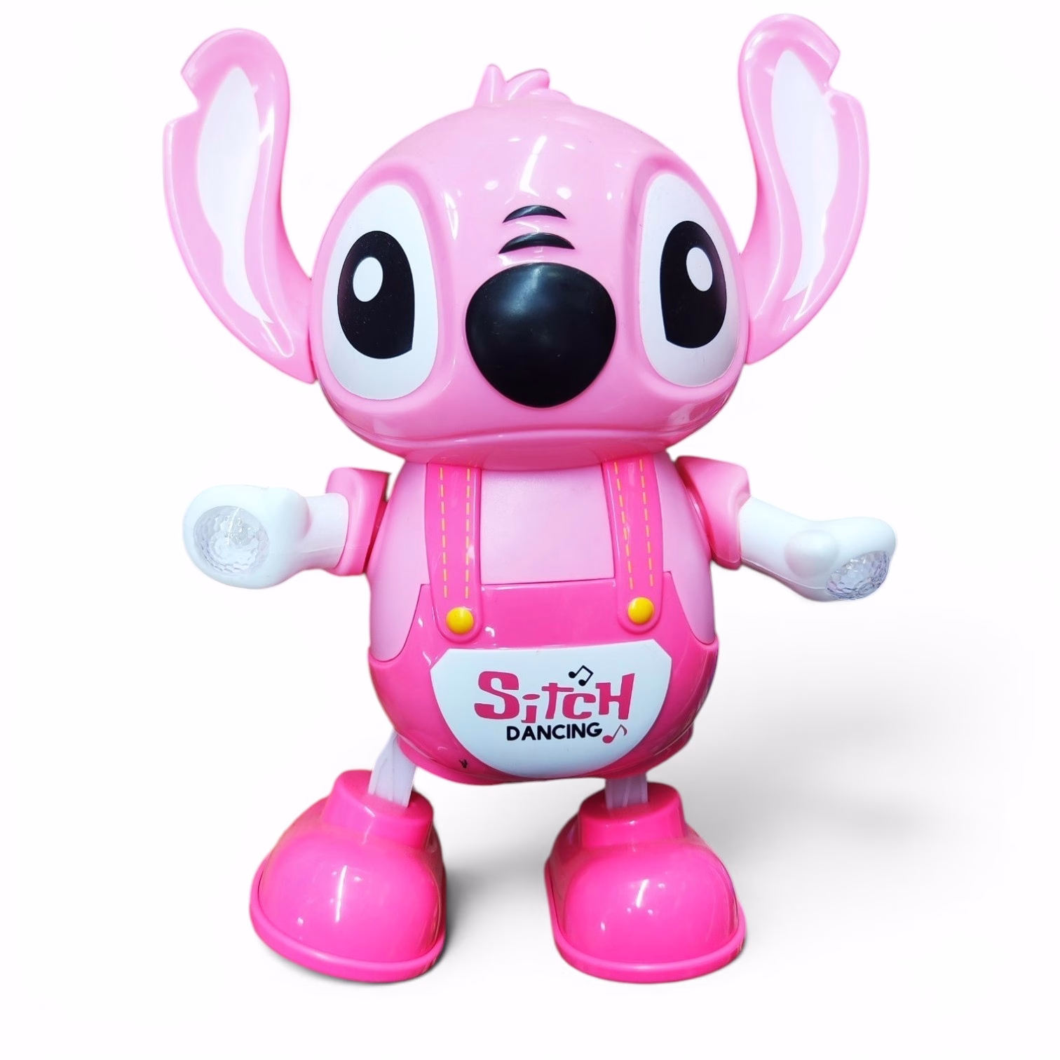 Toptan Dans Eden Işıklı ve Müzikli Pembe Stitch Oyuncak - İnteraktif Çocuk Oyuncağı