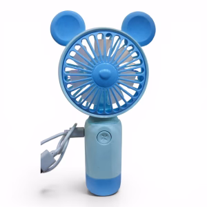 Toptan Fare Kulaklı Şarjlı Mini Fan - Sevimli Tasarımlı Taşınabilir Vantilatör