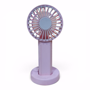 Toptan Minimalist Şarjlı Mini Fan - Pembe Masaüstü Vantilatör