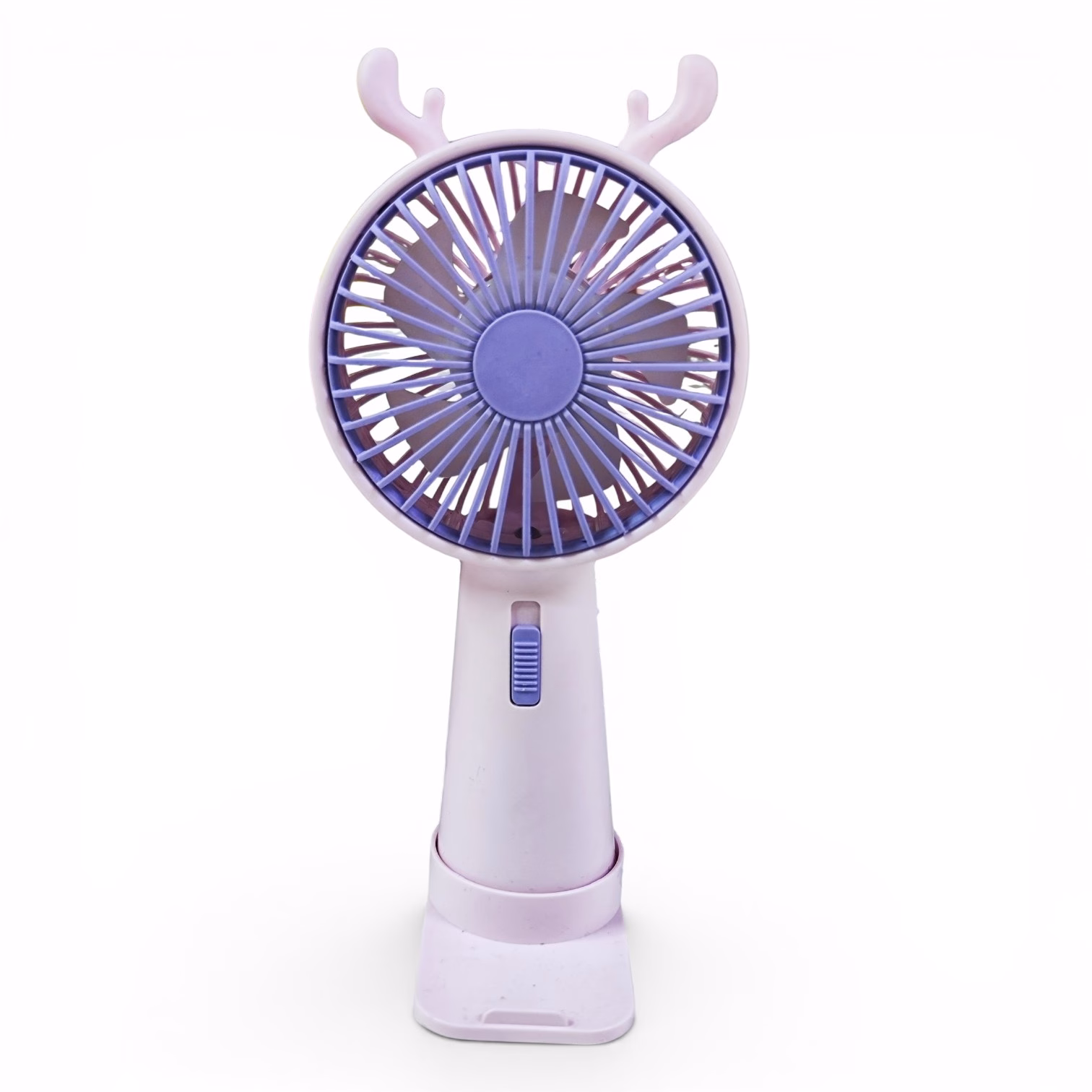 Toptan Geyik Boynuzlu Şarjlı Mini Fan - Sevimli Tasarımlı Taşınabilir Vantilatör