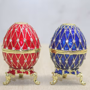 Swarovski Yumurta 6,5 cm – Dekoratif Takı Kutusu ve Objeler