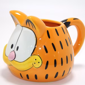 Toptan Garfield 3D Kabartmalı Karakter Tasarımlı Kupa Bardak