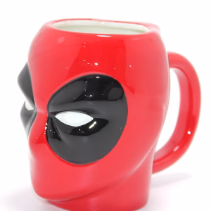 Toptan Marvel Deadpool 3D Kabartmalı Karakter Kupa Bardak