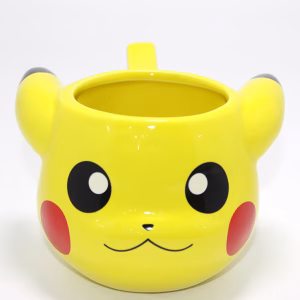 Toptan Pokemon Pikachu 3D Kabartmalı Karakter Kupa Bardak
