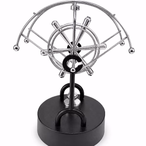 Toptan Dümen Tasarımlı Kinetik Denge Dekoru - Masaüstü Hareketli Metal Obje (20*10 cm)