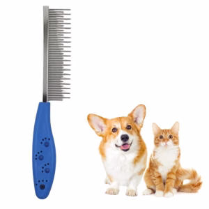 Toptan Kıtık Açıcı Metal Kedi ve Köpek Tarağı - Uzun Tüylü Dostlar İçin