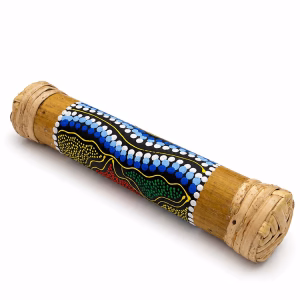 Toptan Bambu Yağmur Sesi - El Boyaması Dekoratif Yağmur Çubuğu (20 cm)
