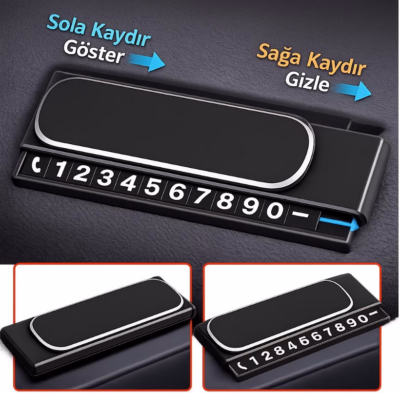 Kayar Kapaklı Torpido Üstü Fosforlu Numaratör